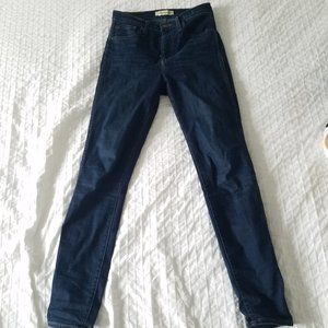 Madewell 10" High Rise Skinny Jeans Size 25
